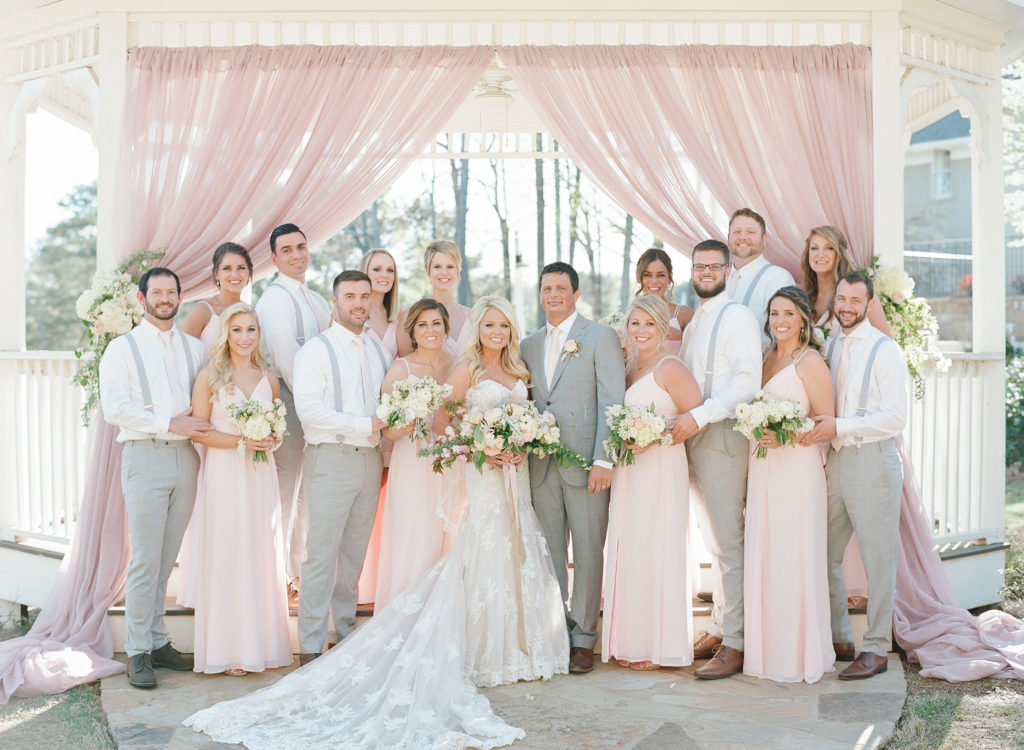 Little River Farms wedding reception decor