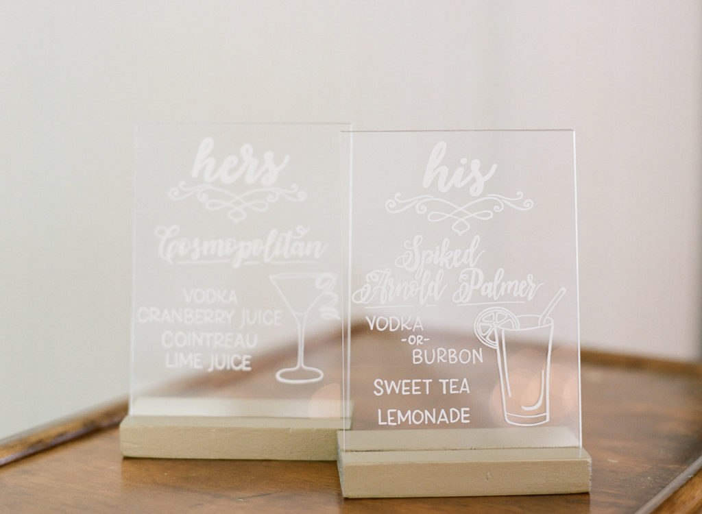 Little River Farms wedding reception decor