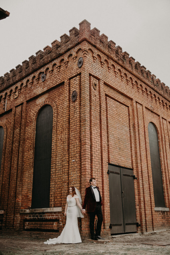 Sara and Tucker Georgia Railroad Museum wedding
