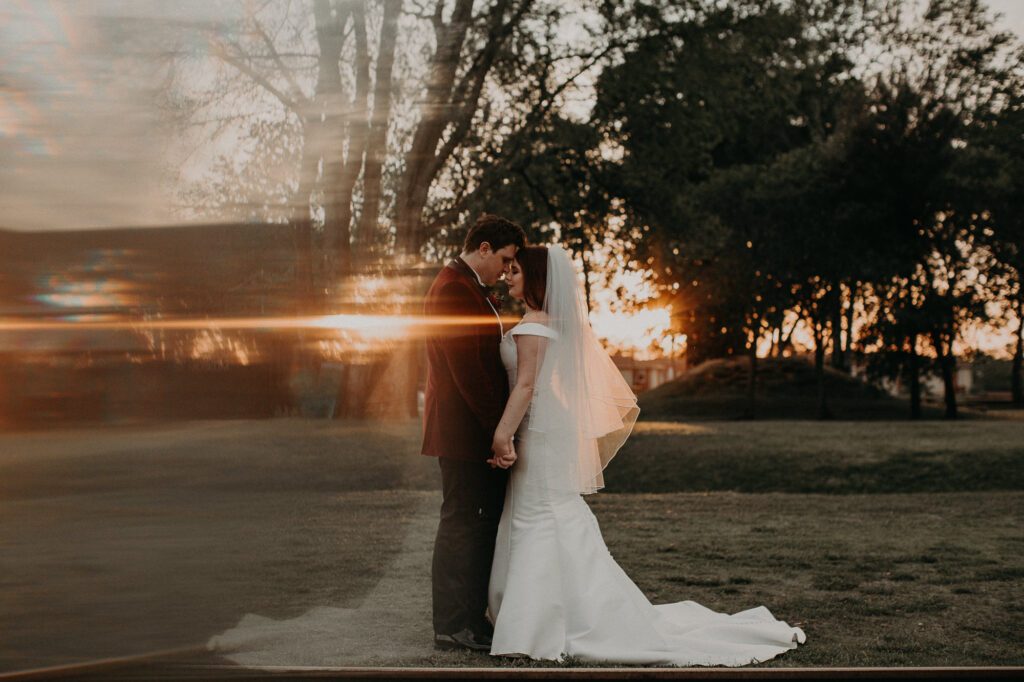 Sara and Tucker Georgia Railroad Museum wedding
