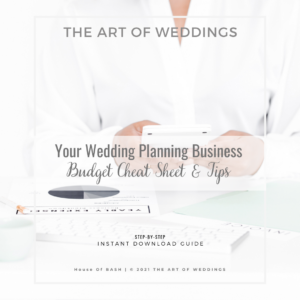 Wedding Budget Cheat Sheet