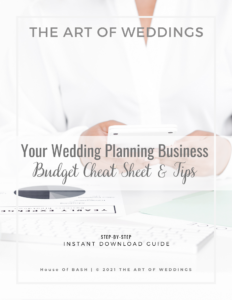 Wedding Budget Cheat Sheet