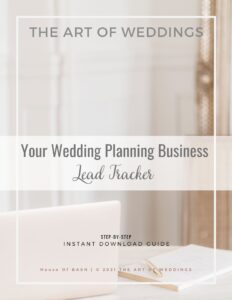 Lead trackers for wedding planners