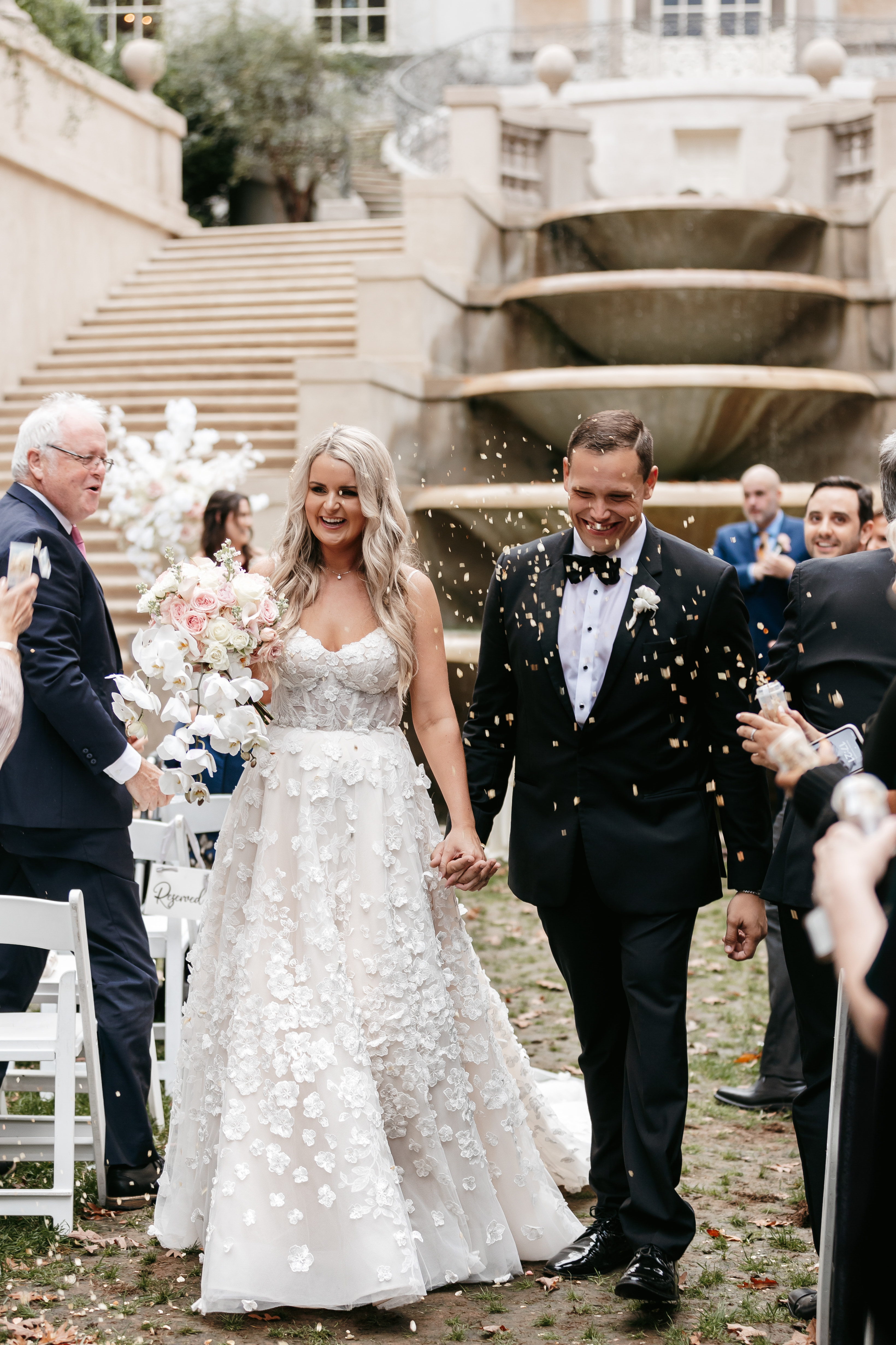 Wedding ceremony at the Swan House Atlanta