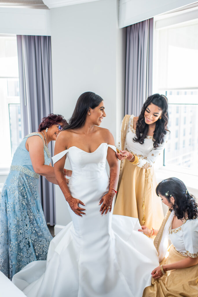 Atlanta fusion wedding at the Fox Theatre