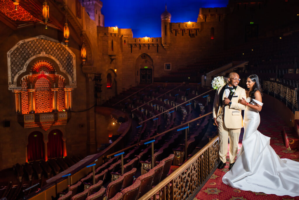 Ashmeer and Samuel Fox Theatre wedding