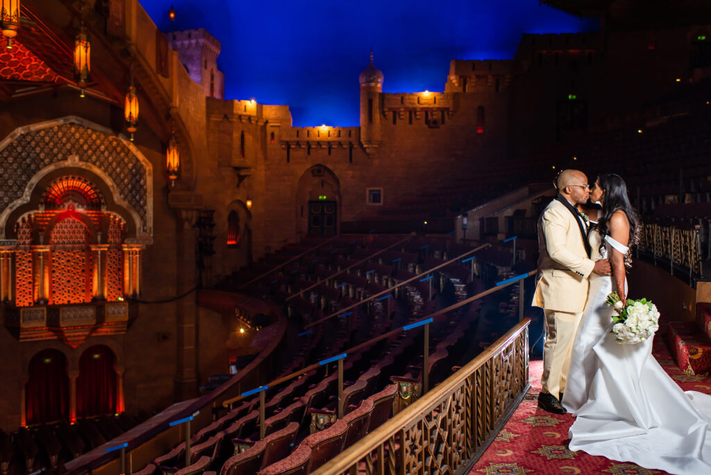 Ashmeer and Samuel Fox Theatre wedding