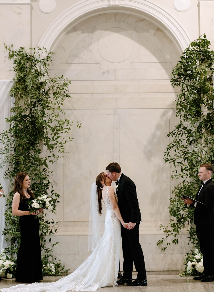 Wedding ceremony at Historic DeKalb Courthouse Atlanta

