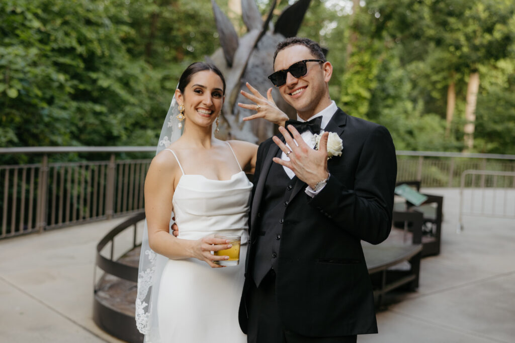 Wedding ceremony at Fernbank Atlanta
