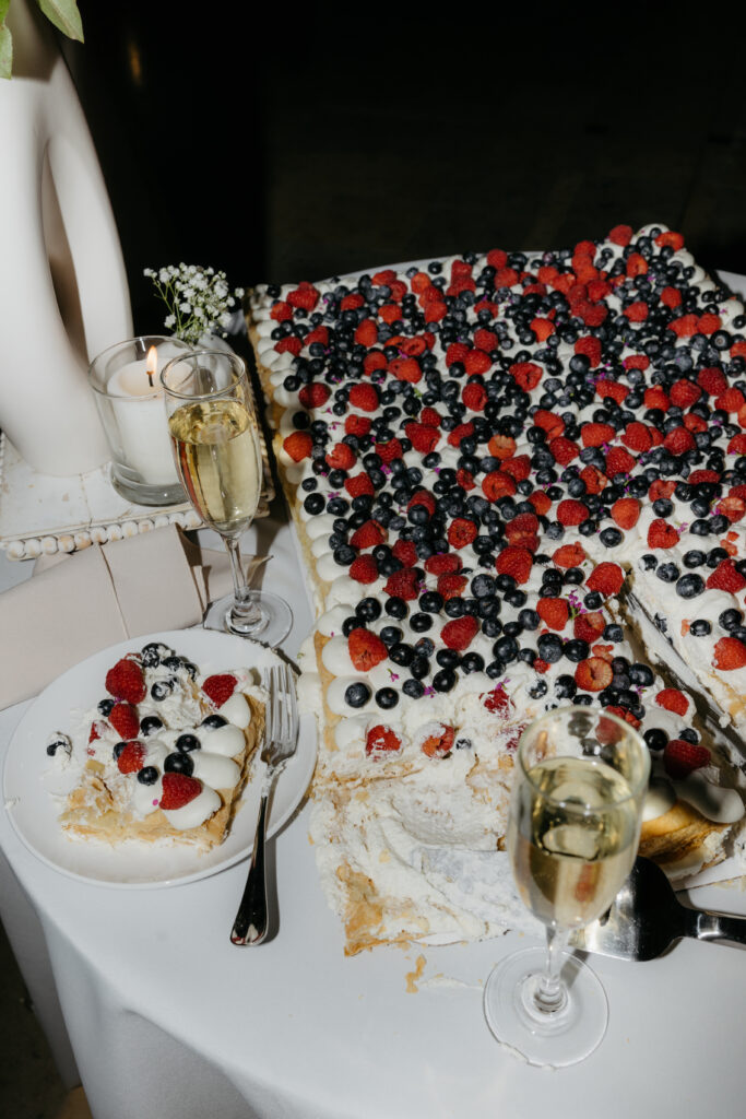 Fernbank wedding reception decor
