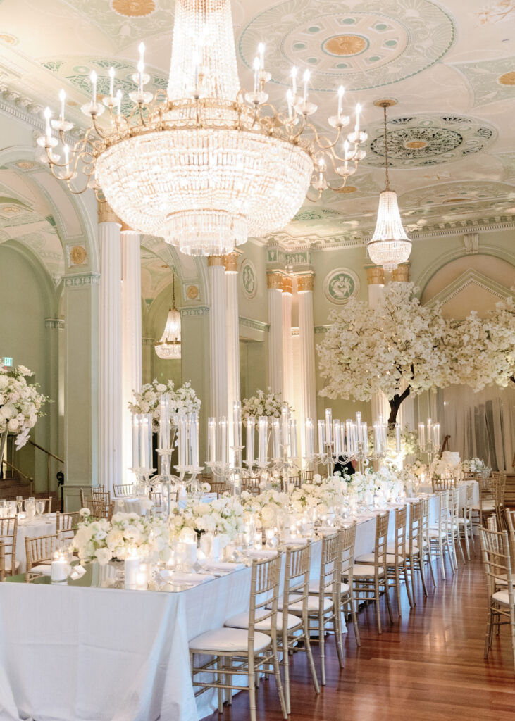 Atlanta formal ballroom wedding at the Biltmore Ballrooms
