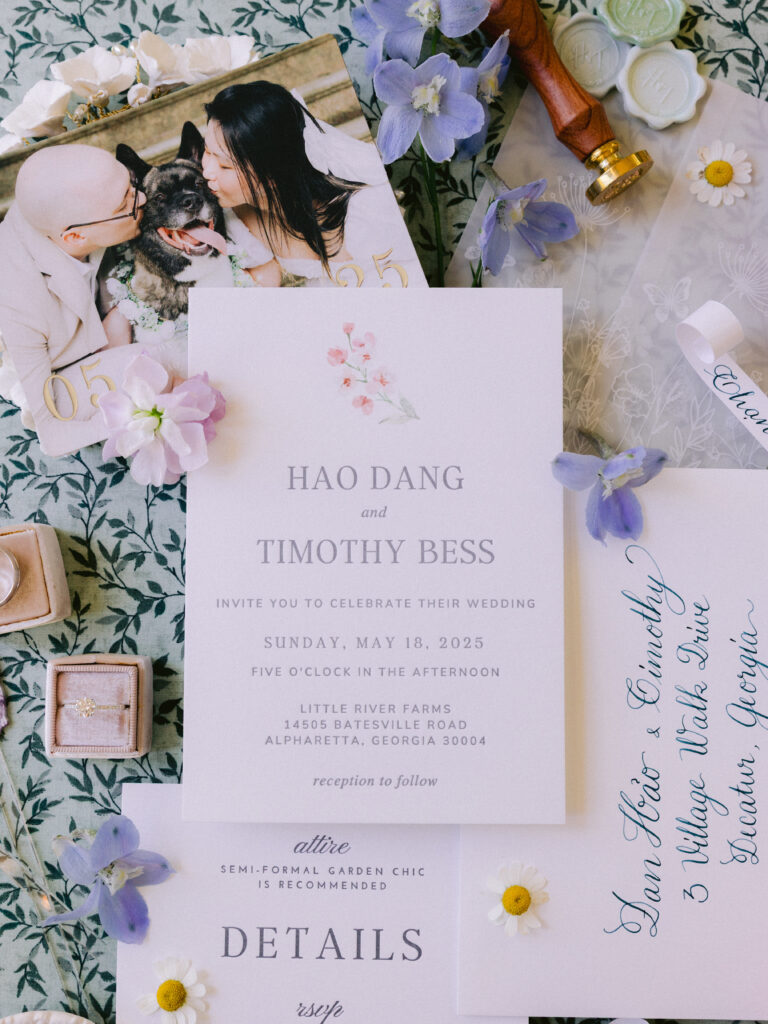 Hao and Tim Little River Farms wedding
