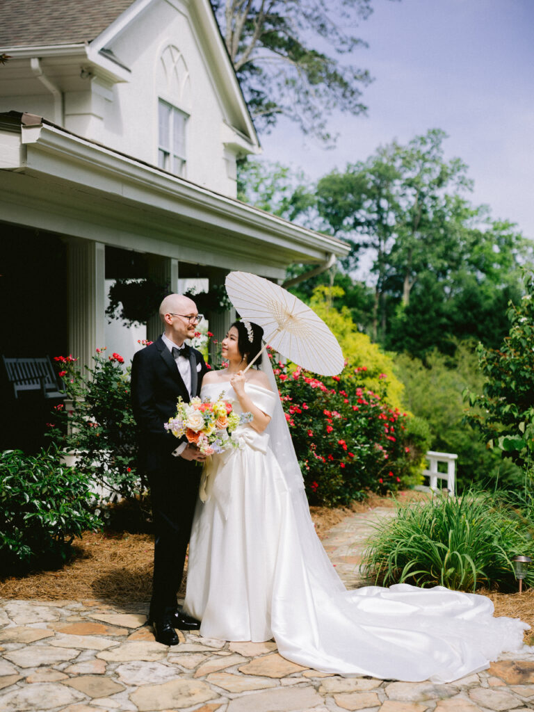 Hao and Tim Little River Farms wedding
