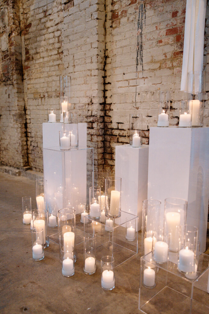 Wedding ceremony at Guardian Works Atlanta
