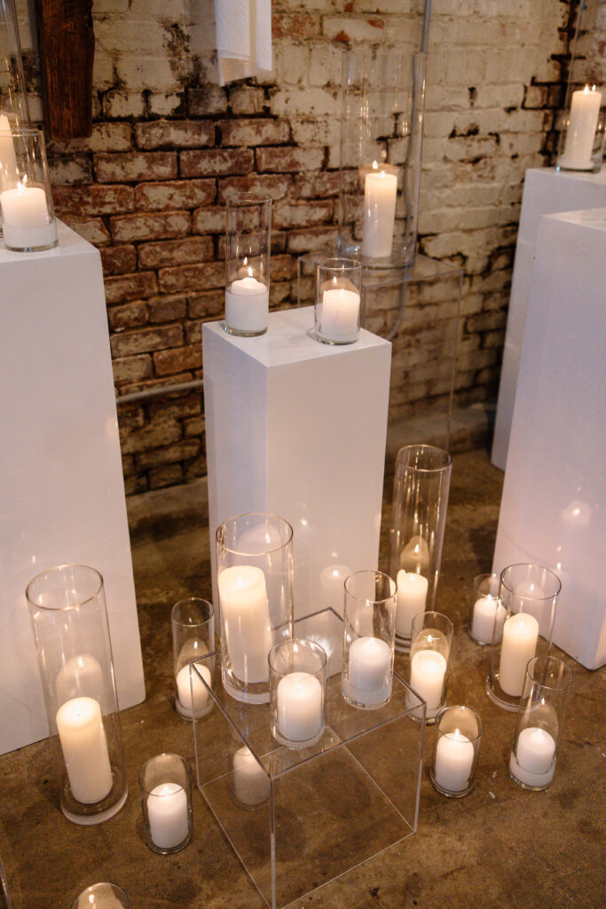 Wedding ceremony at Guardian Works Atlanta
