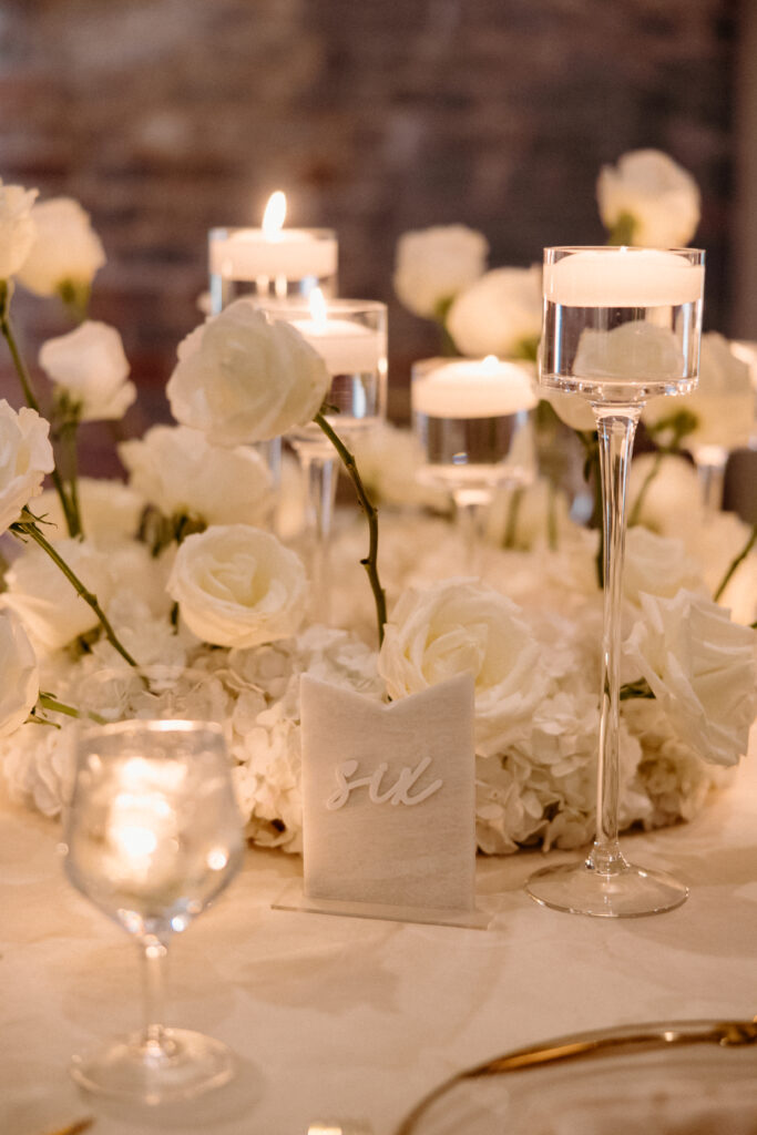 Guardian Works wedding reception decor
