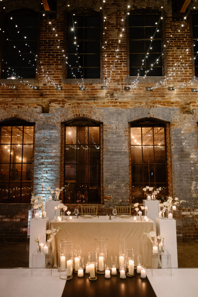 Guardian Works wedding reception decor
